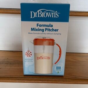 Dr. Brown's Orange and White Mixing Pitcher